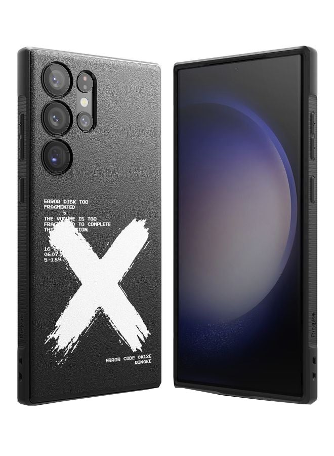 Ringke Onyx Design Compatible With Samsung Galaxy S23 Ultra 5G Case 2023 Design Print Back Tough Rugged Durable Shockproof Heavy Duty Protective Phone Cover Black - Image 1