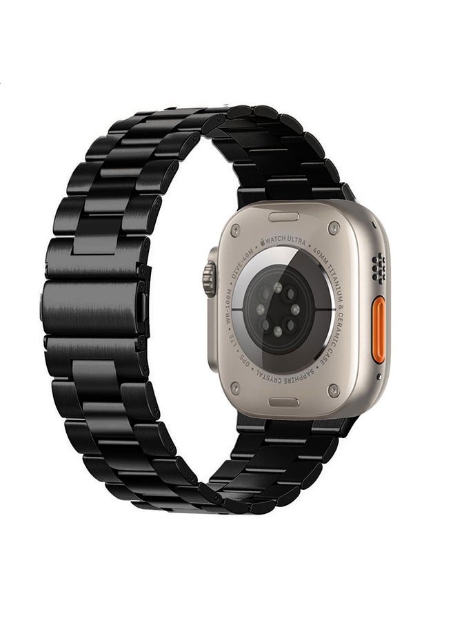 مارجون سوار من الفولاذ المقاوم للصدأ لساعات آبل 49mm 45mm 44mm 42mm متوافق مع حزام iWatch سلسلة Ultra/8/7/6/5/4/3/2/1/SE/SE2 - Image 2