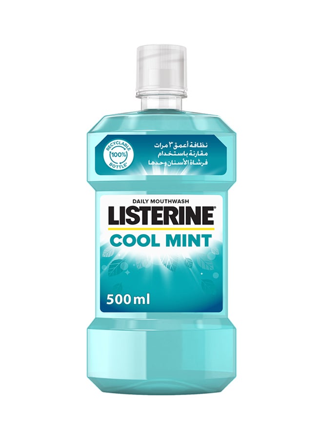 Listerine Cool Mint Mouthwash 500ml  - Image 1