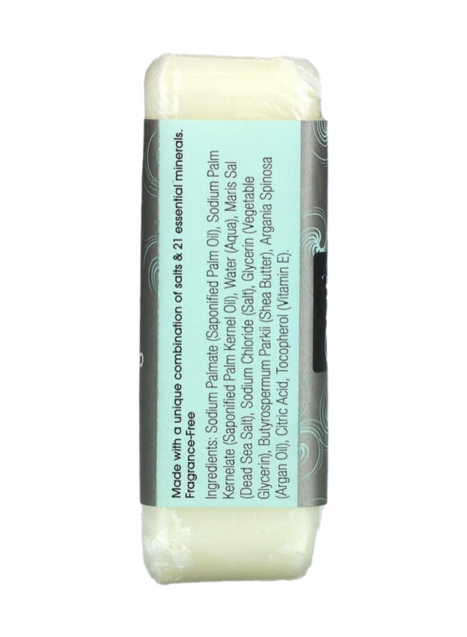 ONE WITH NATURE Dead Sea Salt Triple Milled Soap White 200grams  - Image 2