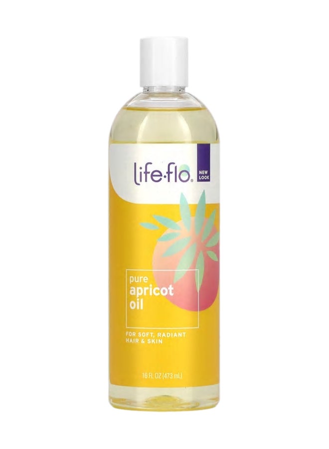لايف-فلو زيت المشمش النقي أصفر 473ملليلتر - Image 1