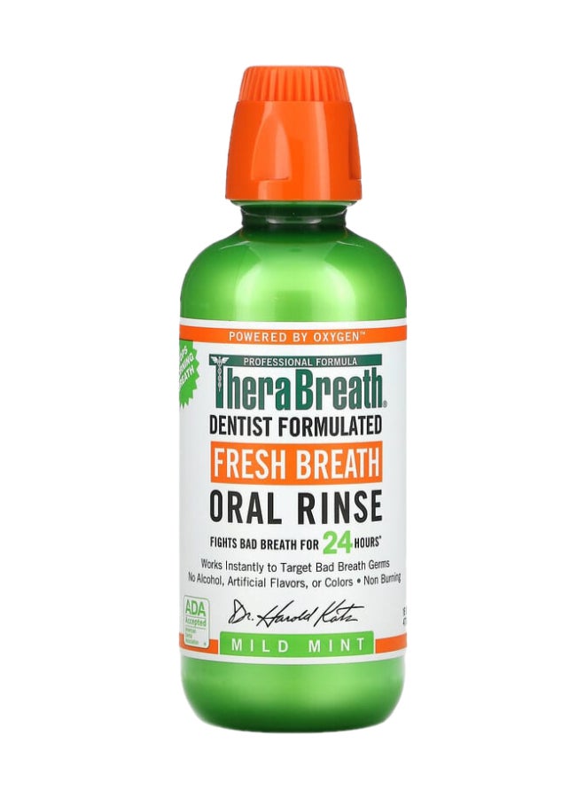 Fresh Breath Dentist Formulated Oral Rinse, Mild Mint, 16 Oz Packaging may vary 473ml - v1677669329/N18922660A_1