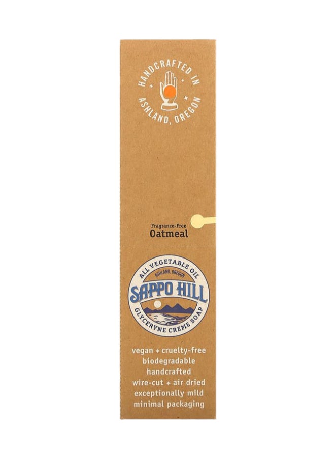 Sappo Hill - Pack Of 12 Natural Oatmeal Glycerine Soap - Image 1