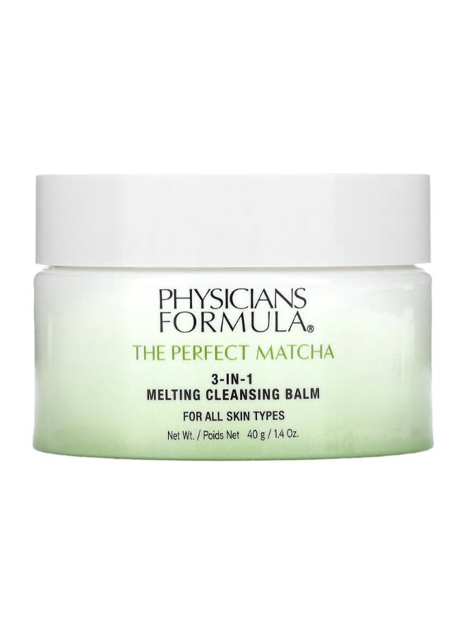 Physicians Formula The Perfect Matcha 3-In-1 Melting Cleansing Balm, 1.4 Ounce  - Image 1