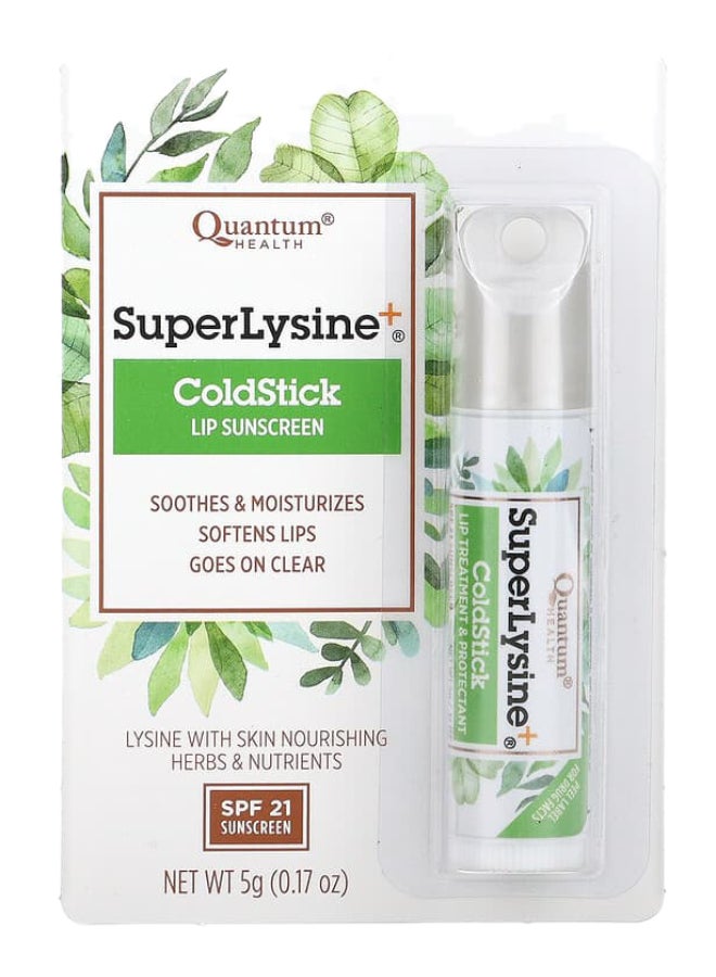 Quantum Super Lysine Coldstick Lip Protector SPF21 0.5grams  - Image 1