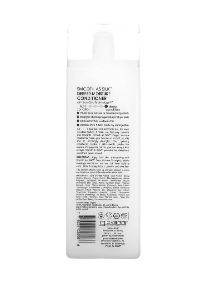 Giovanni Smooth As Silk Conditioner 250ml  - Image 2