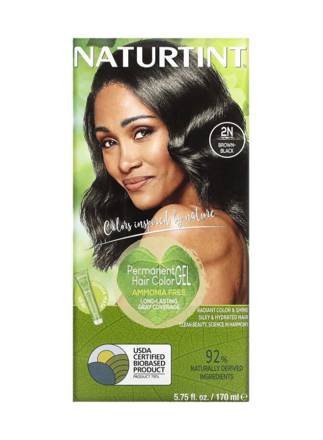 NATURTINT - Permanent Hair Colour Black/Brown - Image 1