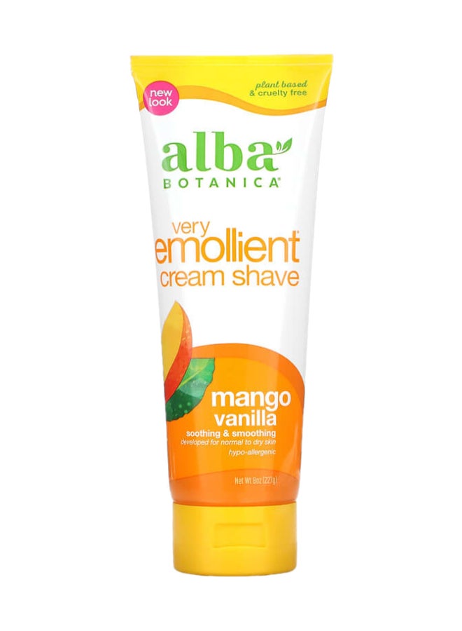 Alba Botanica Pack Of 4 Very Emollient Mango Vanilla Shave Cream  - Image 1