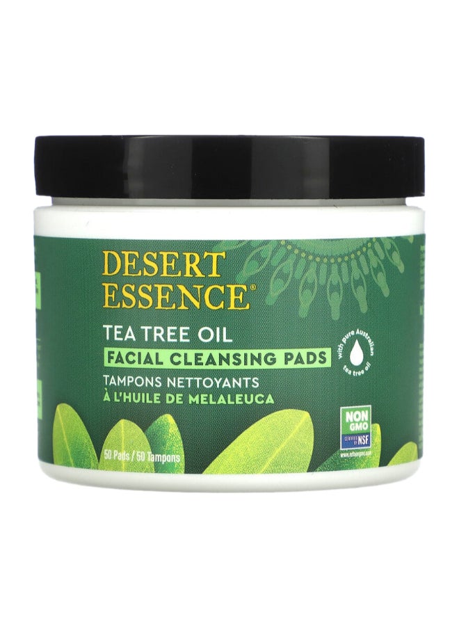 DESERT ESSENCE Pack Of 2 Facial Cleansing Pad White  - Image 1