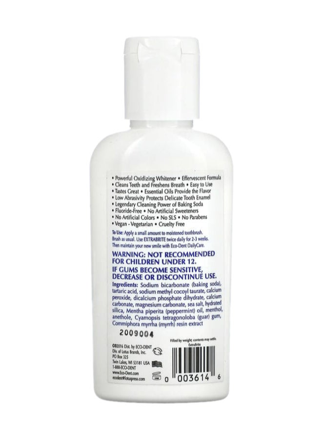 Eco-Dent Pack OF 2 Extra Brite Tooth Whitener 56grams - Image 2