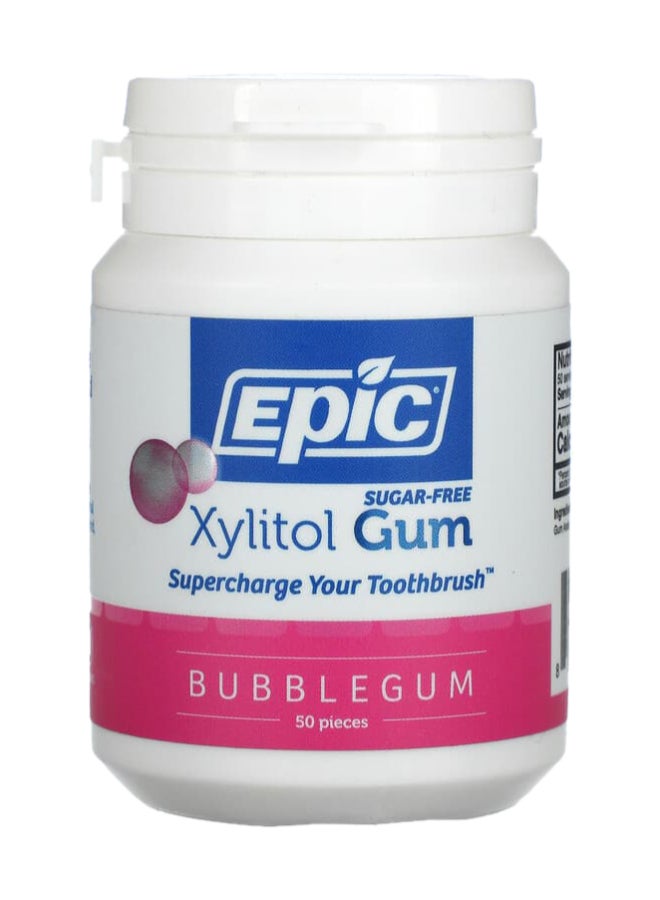 Epic 50-Piece Xylitol Bubble Gum Set 75grams - Image 1