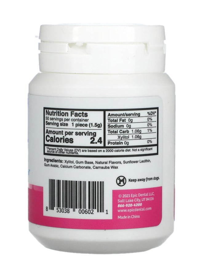 Epic 50-Piece Xylitol Bubble Gum Set 75grams - Image 2