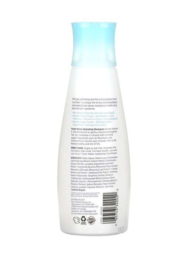Live Clean Fresh Water Hydrating Shampoo 350ml - Image 2