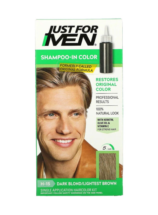 Just For Men Original Formula Easy And Fast Shampoo In Hair Colour H-15 Dark Blond/Lightest Brown - Image 2