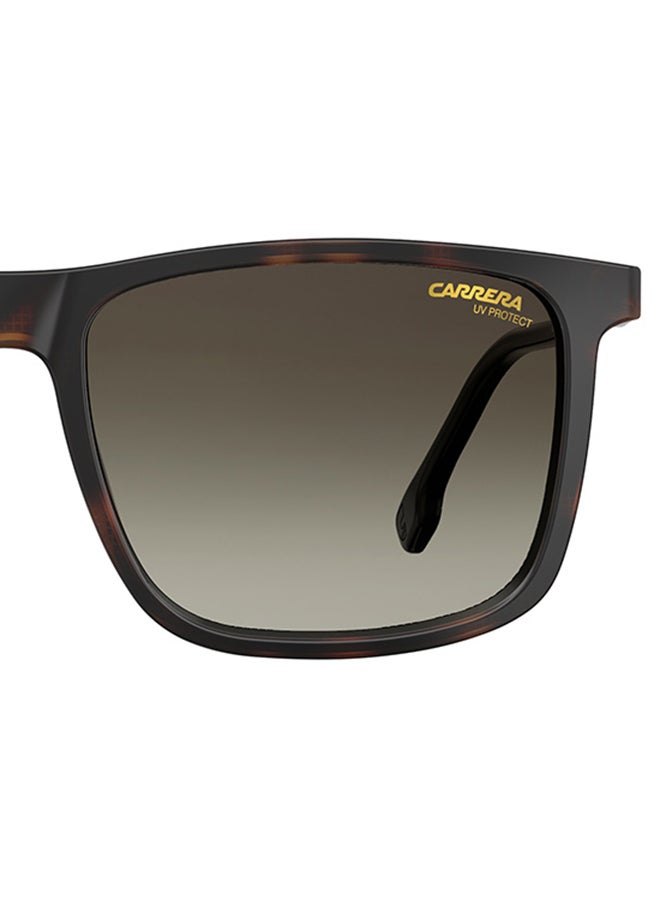 Men's Square Frame Sunglasses - Lens Size: 55 mm