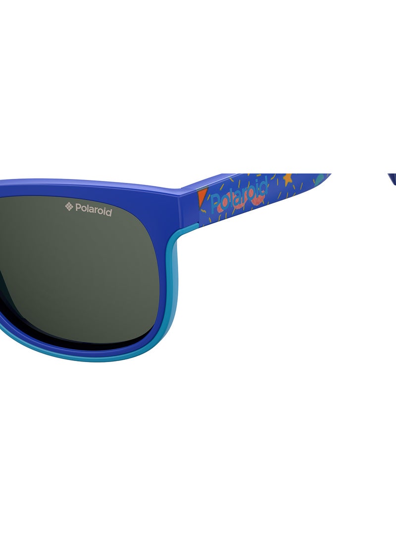 Polaroid Kids' Full Rim Rectangular Shaped Sunglasses PLD8035/S - Image 4