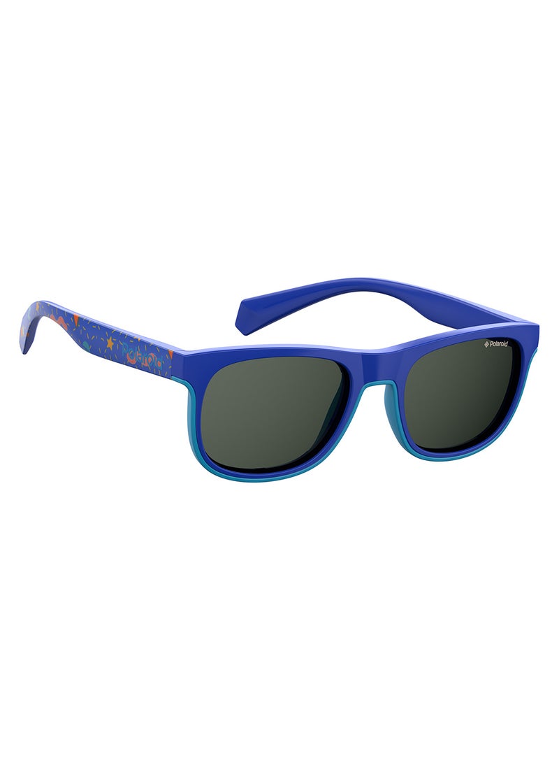 Polaroid Kids' Full Rim Rectangular Shaped Sunglasses PLD8035/S - Image 3