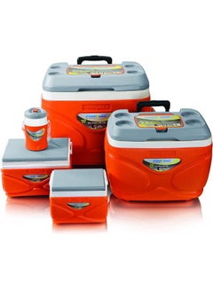 PINNACLE 5-Piece Pinnacle Ice Chest With Wheel Set Includes 1xBox 66L, 1xBox 30L, 1xBox 11L, 1xBox 4.5L, 1xBox 1L Assorted Colours  - Image 2