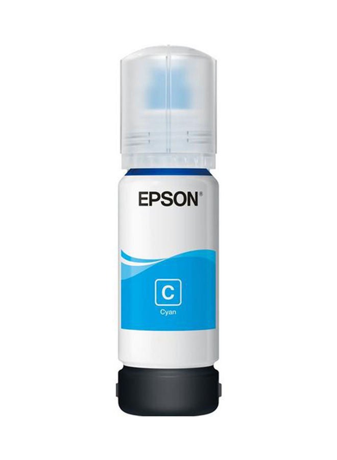 EPSON 106 EcoTank Ink Bottle Photo Ink For Printer Refill Cyan  - Image 1