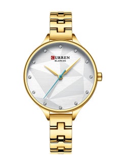 Women's Waterproof Metal BAnd Quartz Watch 9047 - 33 mm - Gold
