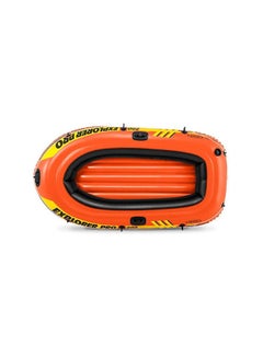 INTEX Explorer Pro 200 Boat Durable And Sturdy Material Orange Color Toy For Kids 196x102x33cm  - Image 3