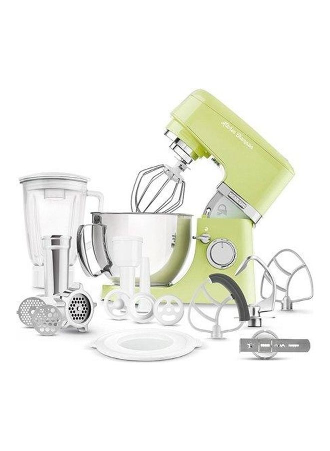 Sencor Kitchen Machine Stand Mixer With Meat Grinder 4.5 L 1000 W STM-6357GG Light Green  - Image 1