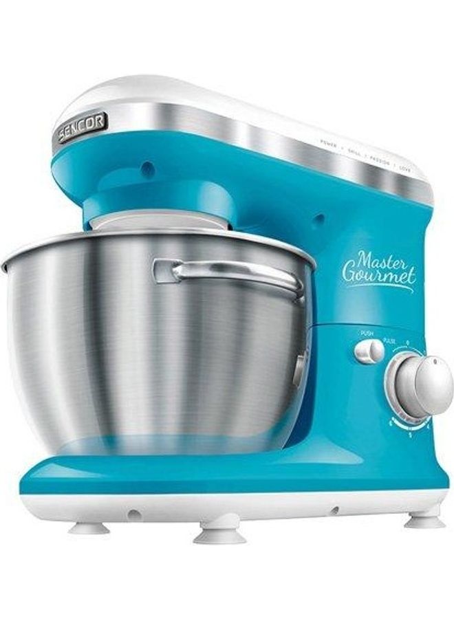 Sencor Master Gourmet Kitchen Machine Bowl Mixer 4 L 600 W STM-3627TQ Turquoise  - Image 1