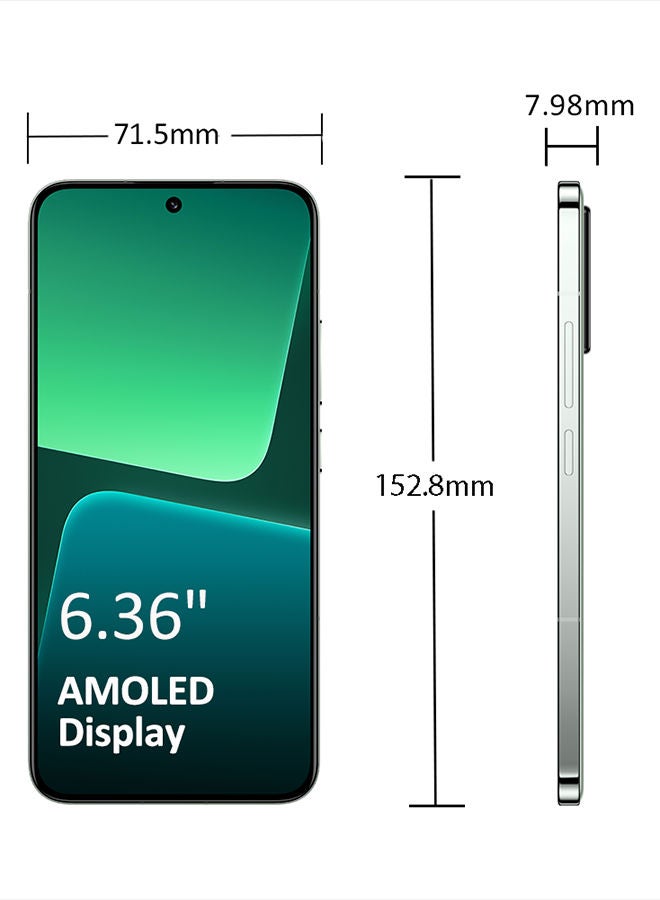 Xiaomi 13 Dual Sim Flora Green 12GB RAM 256 GB 5G - International Version - Image 2