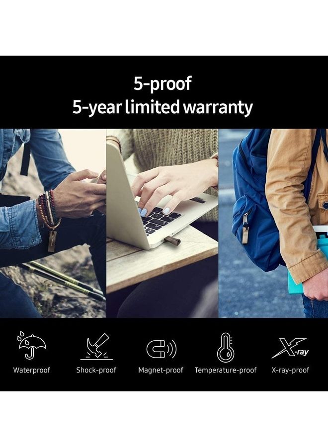 Samsung Plus 400MB/s USB 3.1 Flash Drive Silver MUF-128BE3/AM 128.0 GB - Image 5