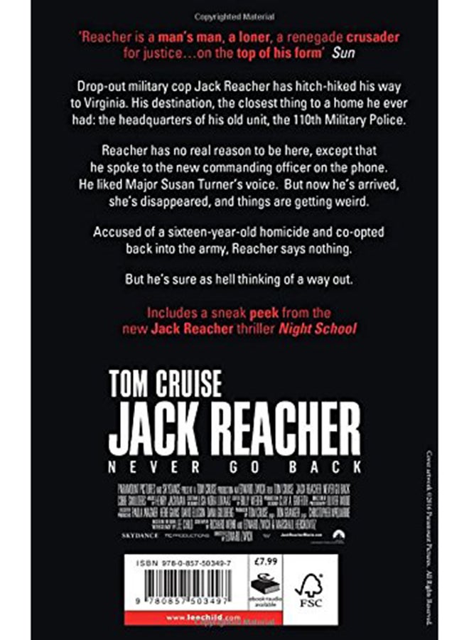 Jack Reacher: Never Go Back - Paperback English by Lee Child - 06/10/2016 - Image 2