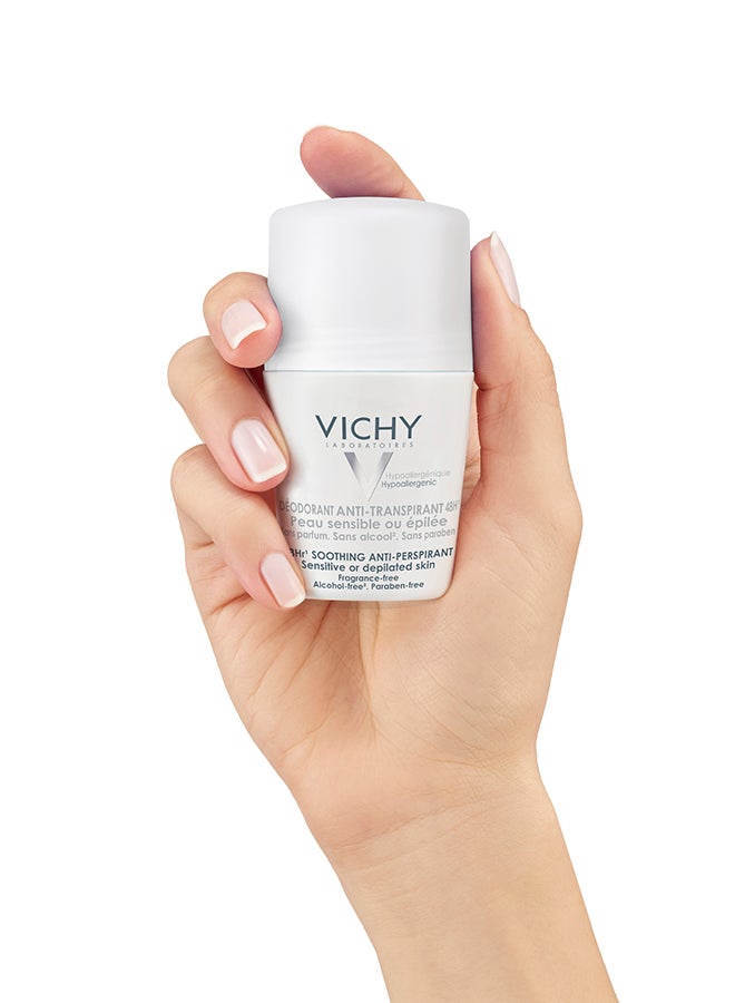 VICHY - Pack of 2 Vichy Deodorant Anti-Perspirant Buy 1 and Get 50% on the Second One Clear (50+50)ml - Image 1