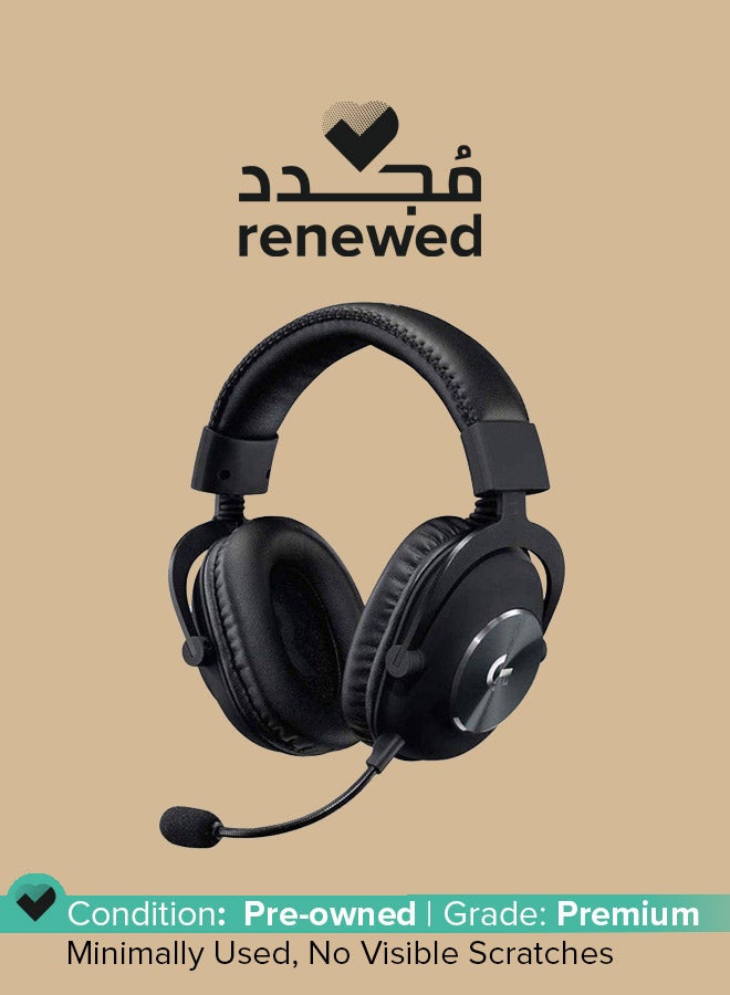 Logitech Renewed - G PRO X Gaming Headset (2nd Generation) With Blue Voice, DTS Headphone:X 2.0 And 50 mm PRO-G Drivers, For PC,Xbox One,Xbox Series X|S,PS5,PS4, Nintendo Switch - Image 1