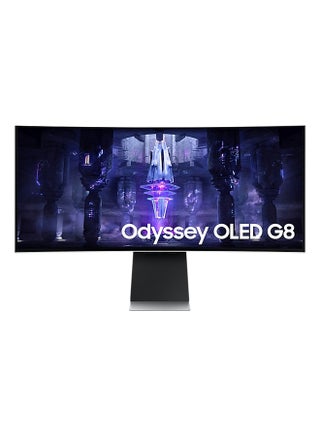 34 Inch Odyssey G85SB Series OLED Ultra WQHD Curved Gaming Monitor, 175Hz, 0.1ms, USB Type-C, (3440 x 1440) DisplayHDR True Black 400, AMD FreeSync Premium Pro, Smart TV Experience, Advanced Game Streaming, LS34BG850SMXUE 2023 White - v1677757535/N53382919A_1