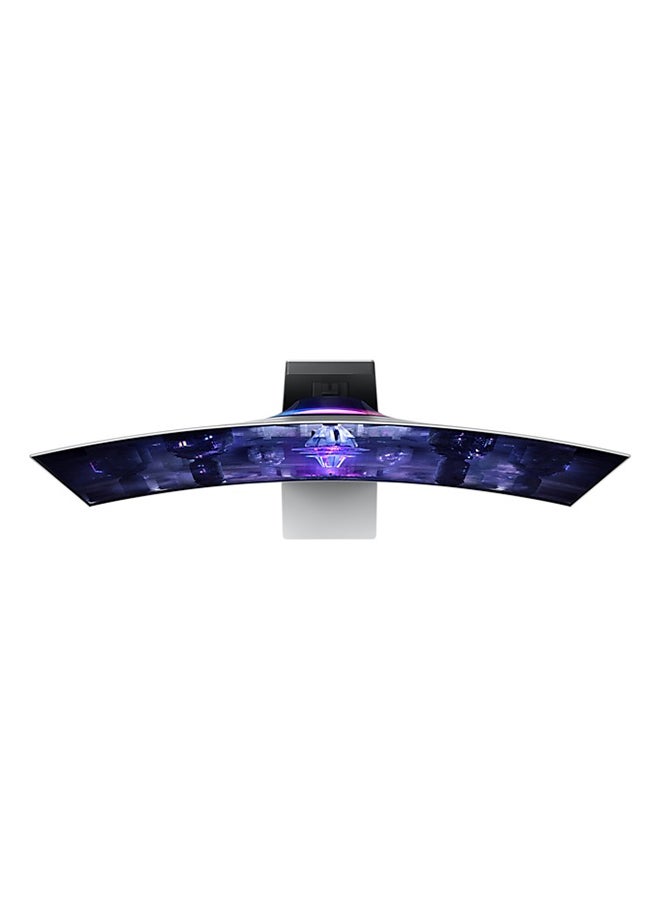 Samsung - 34 Inch Odyssey G85SB Series OLED Ultra WQHD Curved Gaming Monitor, 175Hz, 0.1ms, USB Type-C, (3440 x 1440) DisplayHDR True Black 400, AMD FreeSync Premium Pro, Smart TV Experience, Advanced Game Streaming, LS34BG850SMXUE 2023 White - Image 1