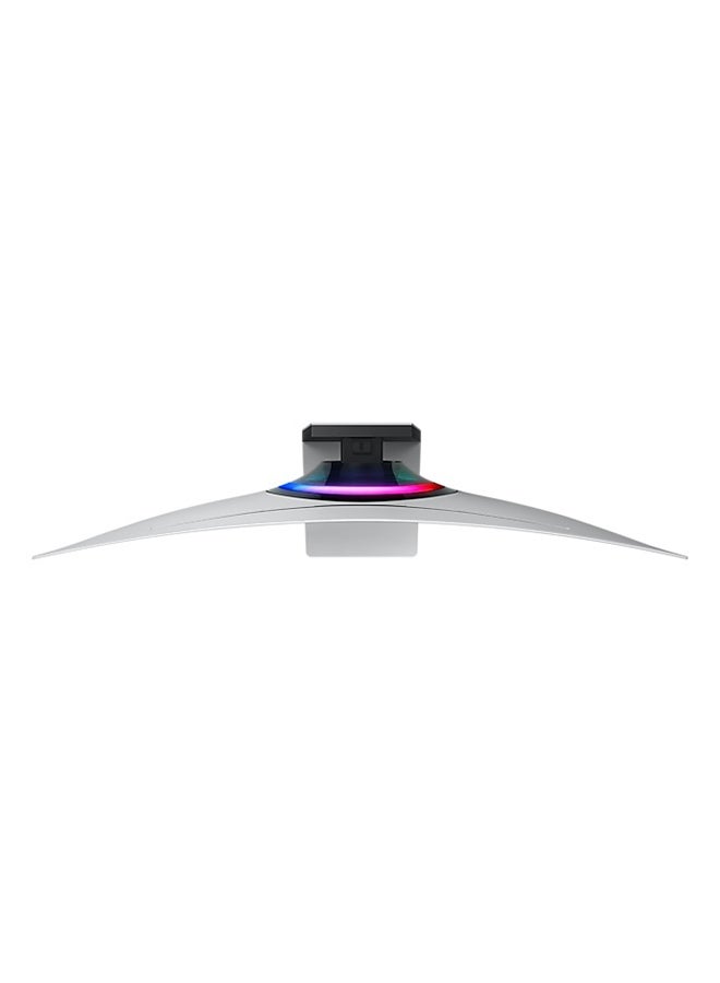 Samsung - 34 Inch Odyssey G85SB Series OLED Ultra WQHD Curved Gaming Monitor, 175Hz, 0.1ms, USB Type-C, (3440 x 1440) DisplayHDR True Black 400, AMD FreeSync Premium Pro, Smart TV Experience, Advanced Game Streaming, LS34BG850SMXUE 2023 White - Image 1
