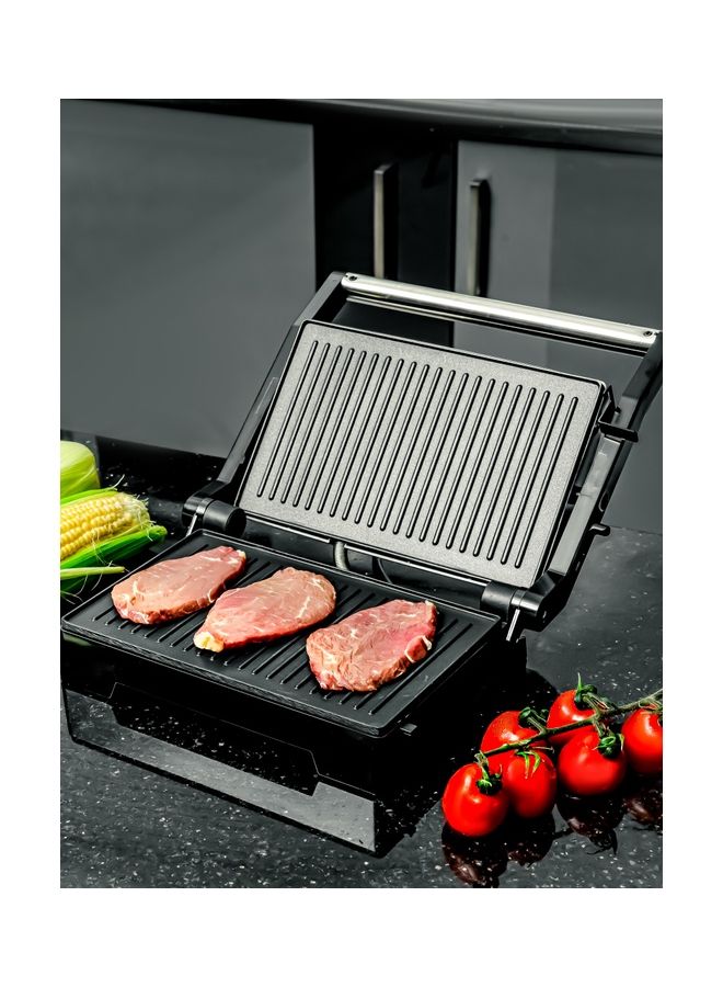 KRYPTON Stainless Steel Grill Maker 1000 W KNGM6273 Silver  - Image 1
