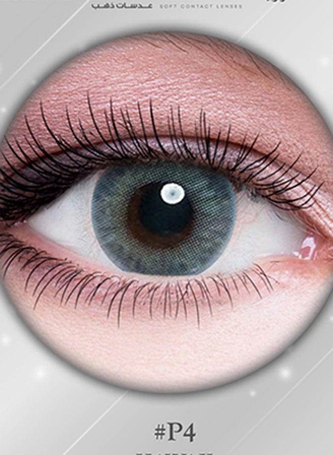 Dahab Platinum Hawaii (Oceanic Blue) 9 Months Contact Lenses  - Image 4