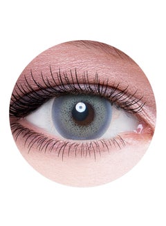 Dahab Platinum Rain (Light Grey Blue) 9 Months Contact Lenses  - Image 1