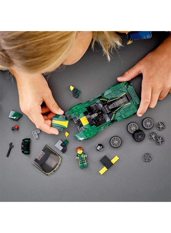 LEGO 6379688 Speed Champions Lotus Evija 76907 Building Kit; Collectible Model Of The All-Electric Lotus Evija Hypercar For Kids And Car Fans Aged 8 And Up; Includes A Driver Minifigure With A Racing Suit (247 Pieces) 8+ Years 247 8+ Years  - Image 3