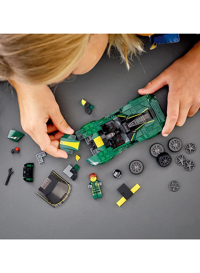 LEGO Speed Champions Lotus Evija 76907 Building Kit; Collectible Model Of The All-Electric Lotus Evija Hypercar For Kids And Car Fans Aged 8 And Up; Includes A Driver Minifigure With A Racing Suit (247 Pieces) 8+ Years
