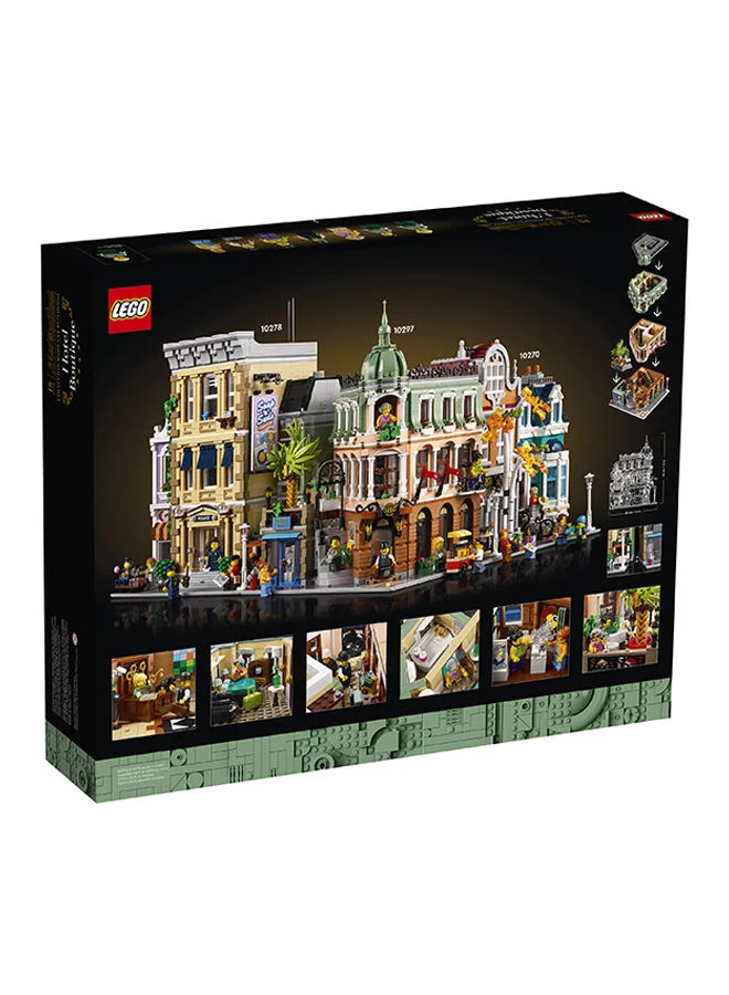 ليغو Icons Boutique Hotel 10297 Model Building Kit; Enjoy a Project for Adults Crafting a Luxurious  Hotel That’s Packed with Surprises; Includes 5 Detailed Sections and 7 Minifigures; For Ages 18+ (3,066 Pieces)