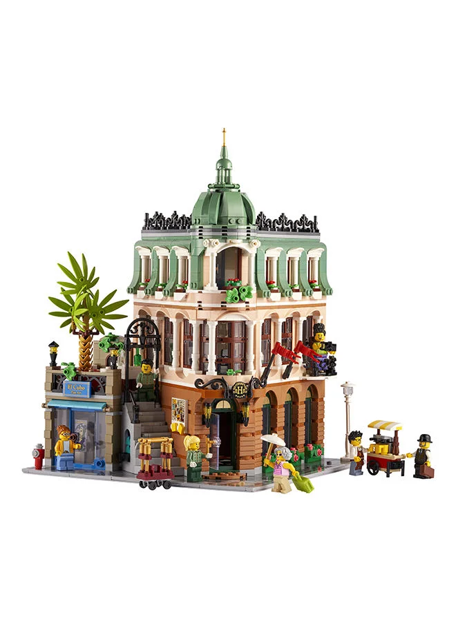 ليغو Icons Boutique Hotel 10297 Model Building Kit; Enjoy a Project for Adults Crafting a Luxurious  Hotel That’s Packed with Surprises; Includes 5 Detailed Sections and 7 Minifigures; For Ages 18+ (3,066 Pieces)