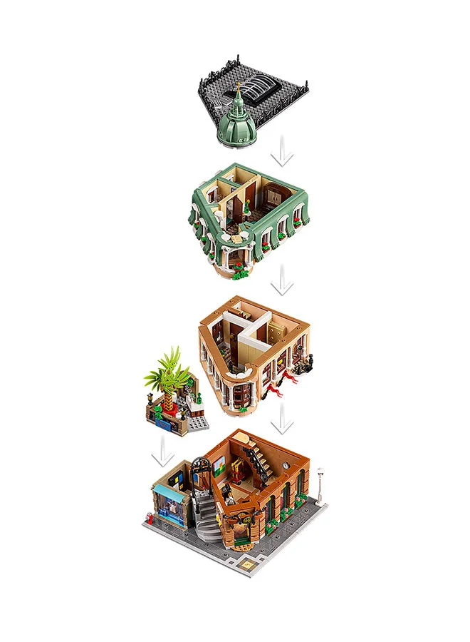 ليغو Icons Boutique Hotel 10297 Model Building Kit; Enjoy a Project for Adults Crafting a Luxurious  Hotel That’s Packed with Surprises; Includes 5 Detailed Sections and 7 Minifigures; For Ages 18+ (3,066 Pieces)