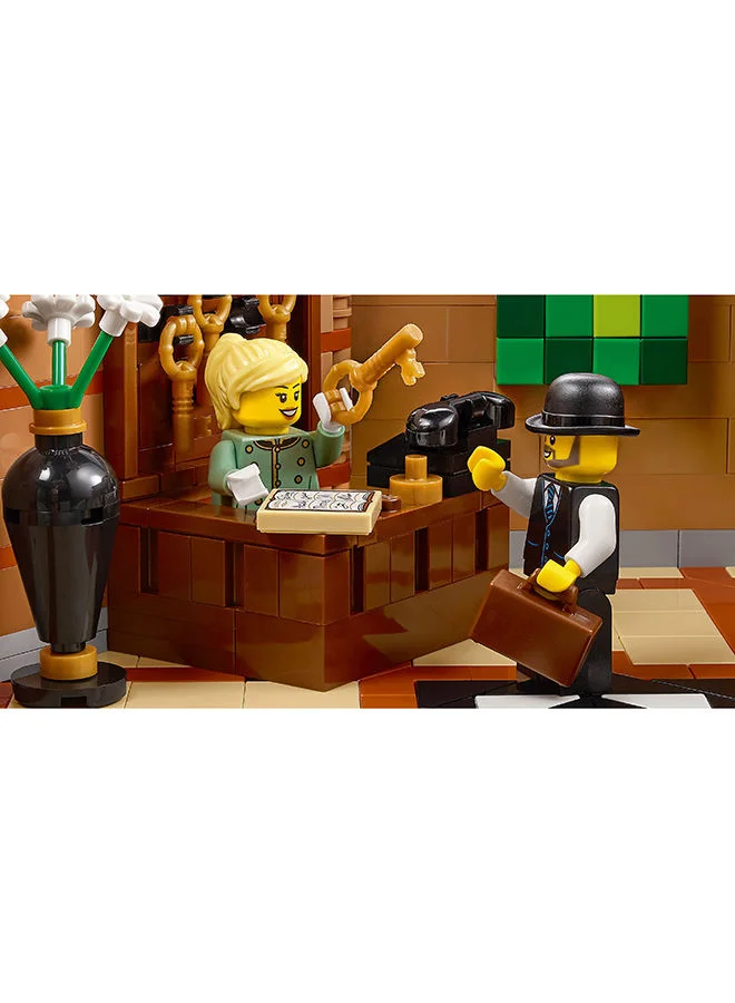 ليغو Icons Boutique Hotel 10297 Model Building Kit; Enjoy a Project for Adults Crafting a Luxurious  Hotel That’s Packed with Surprises; Includes 5 Detailed Sections and 7 Minifigures; For Ages 18+ (3,066 Pieces)