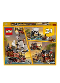 LEGO 6288739 Creator 3in1 Pirate Ship 31109 Building Playset for Kids who Love Pirates and Model Ships. Makes an Exciting Birthday Present or Christmas Gift for Children who like Creative Play and Adventures (1,260 Pieces) 1260 9+ Years  - Image 3
