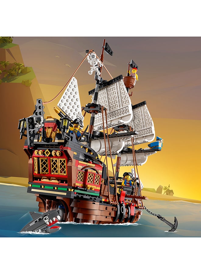 LEGO - 6288739 Creator 3in1 Pirate Ship 31109 Building Playset for Kids who Love Pirates and Model Ships. Makes an Exciting Birthday Present or Christmas Gift for Children who like Creative Play and Adventures (1,260 Pieces) 1260 9+ Years - Image 1