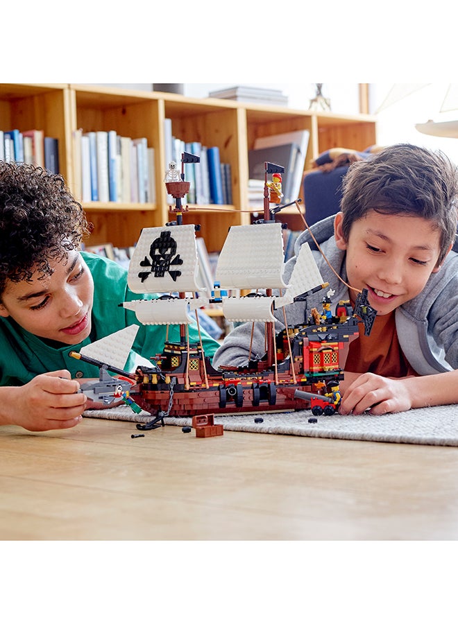 LEGO - 6288739 Creator 3in1 Pirate Ship 31109 Building Playset for Kids who Love Pirates and Model Ships. Makes an Exciting Birthday Present or Christmas Gift for Children who like Creative Play and Adventures (1,260 Pieces) 1260 9+ Years - Image 1
