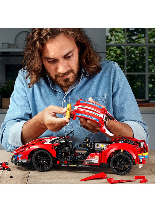 LEGO - 42125 Technic Ferrari 488 Gte “Af Corse #51” 42125 Building Kit (1,677 Pieces) 1677 18+ years - Image 1