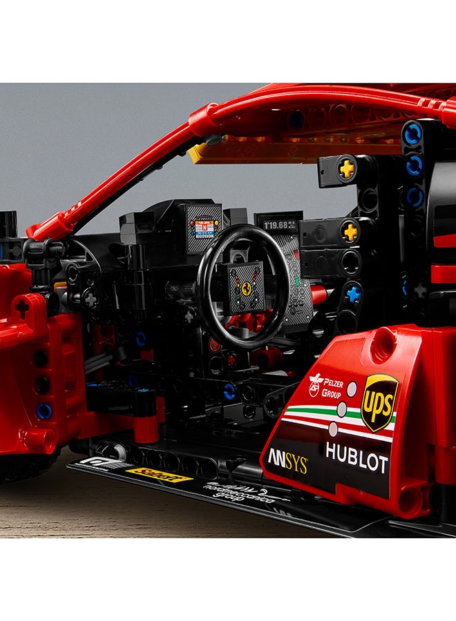 LEGO - 42125 Technic Ferrari 488 Gte “Af Corse #51” 42125 Building Kit (1,677 Pieces) 1677 18+ years - Image 1