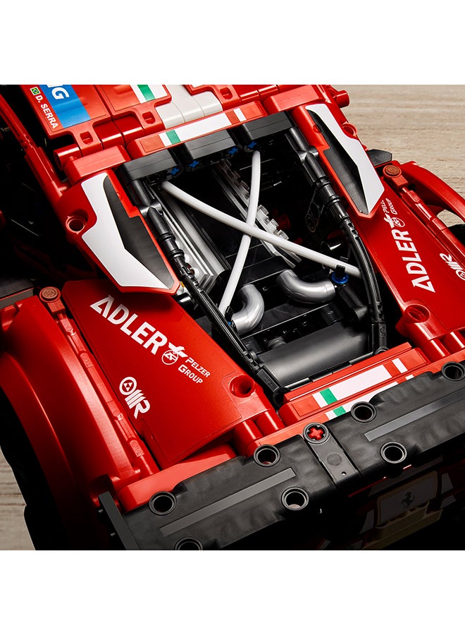 LEGO - 42125 Technic Ferrari 488 Gte “Af Corse #51” 42125 Building Kit (1,677 Pieces) 1677 18+ years - Image 1